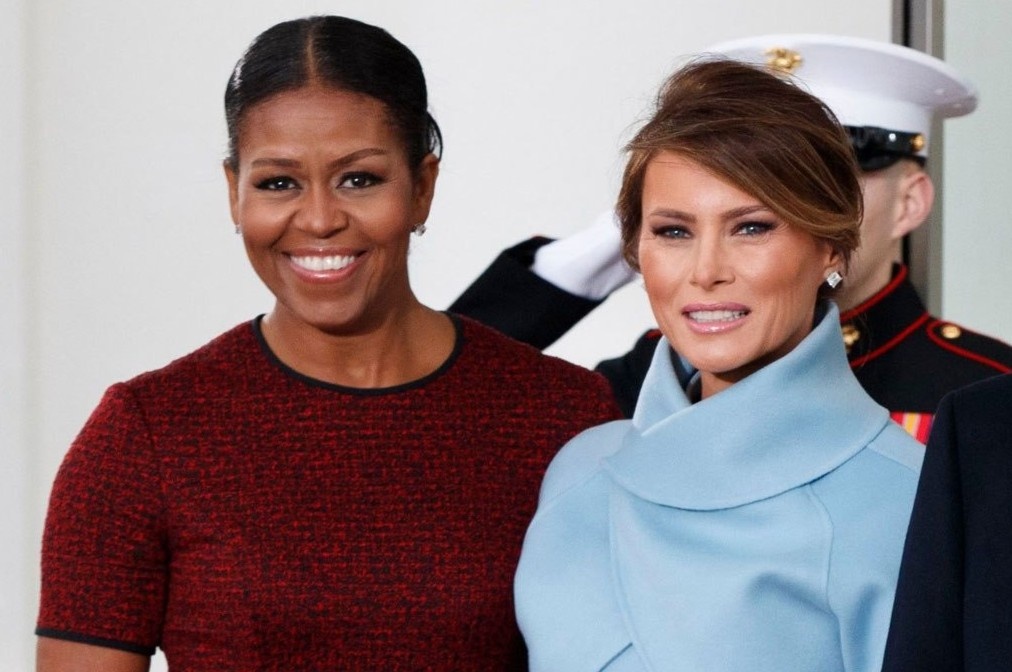 Ba Melania Trump va Michelle Obama nhieu lan dien do binh dan hinh anh