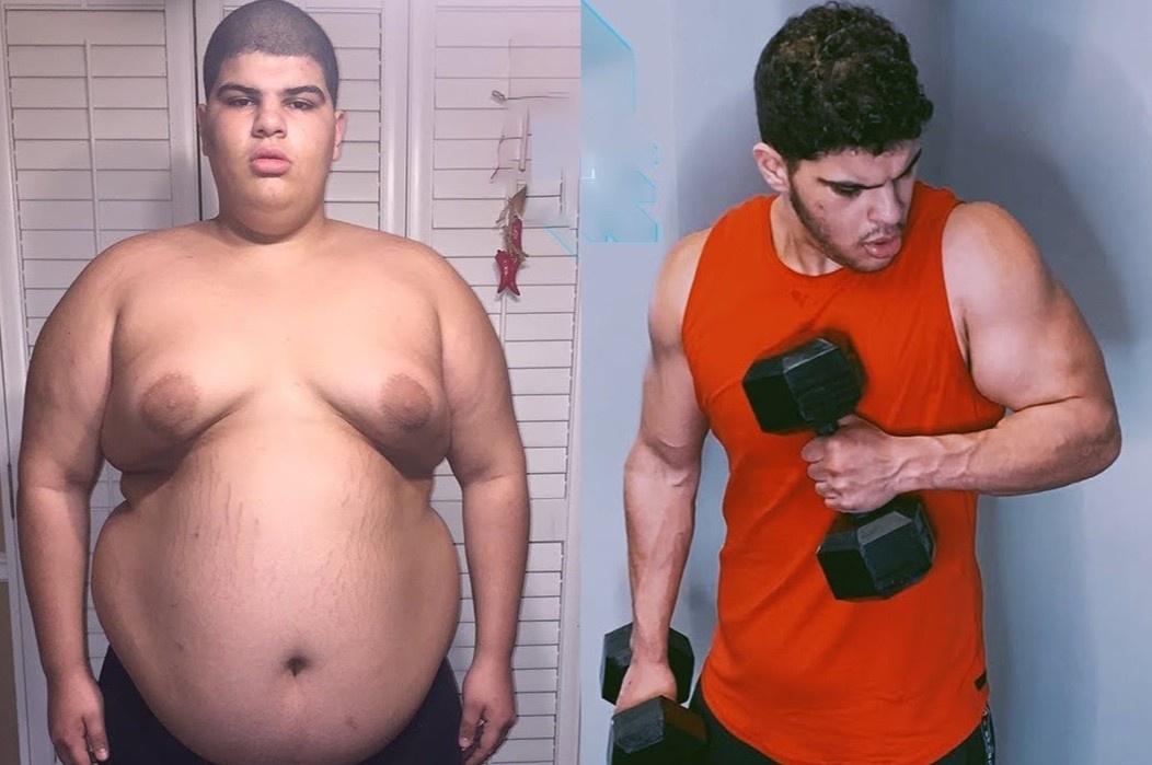 Chang trai giam 104 kg vi kho lam moi viec hinh anh