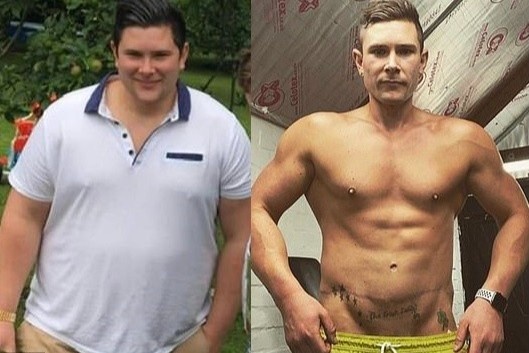 Bi nguoi yeu bo, chang trai quyet co than hinh co bap hinh anh