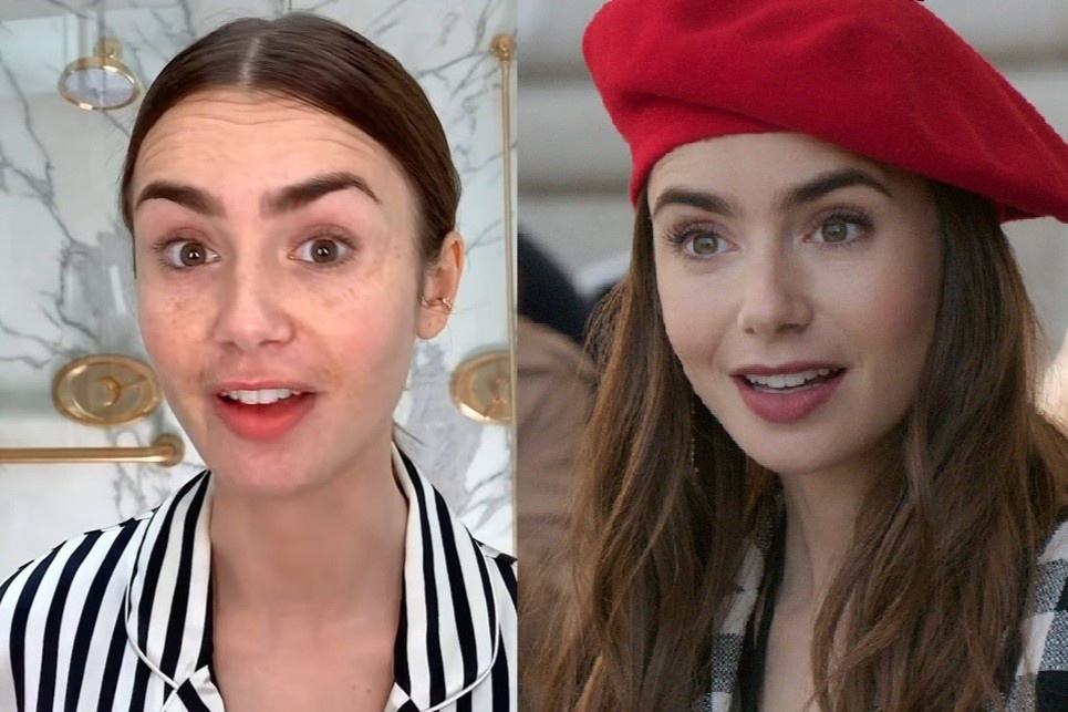 Mat moc cua Lily Collins hinh anh