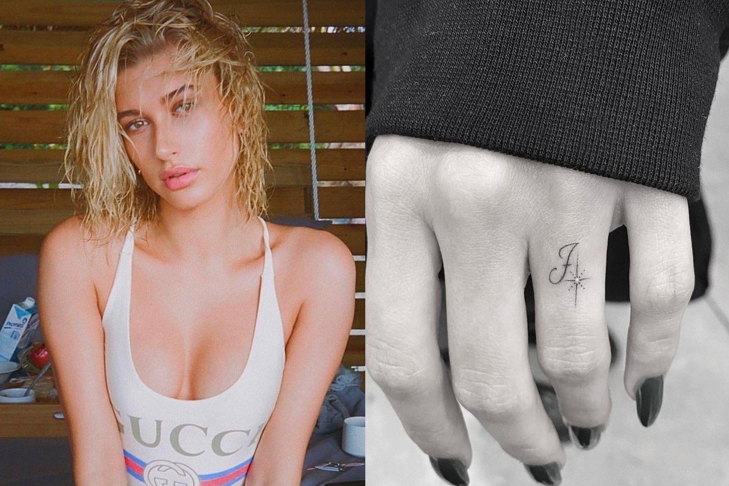 Hinh xam moi cua Hailey Bieber lien quan den Selena Gomez? hinh anh