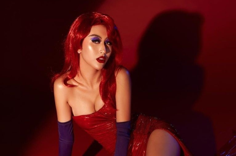 Quynh Anh Shyn: 'Toi mat 3 ngay de chuan bi do Halloween' hinh anh