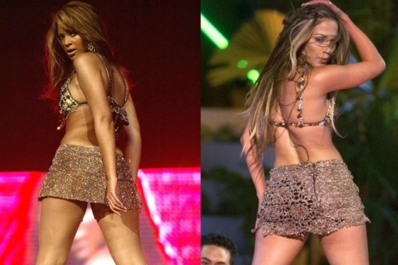 Jennifer Lopez nhieu lan mac do giong Beyonce hinh anh