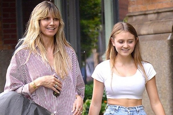 Con gai Heidi Klum noi nghiep nguoi mau cua me hinh anh