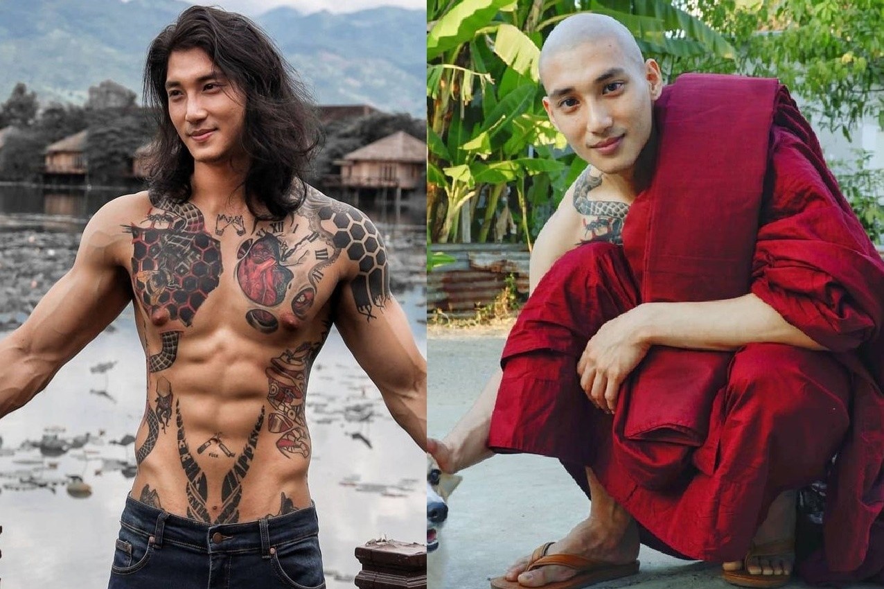 Nam nguoi mau cat mai toc dai de di tu ngan han hinh anh