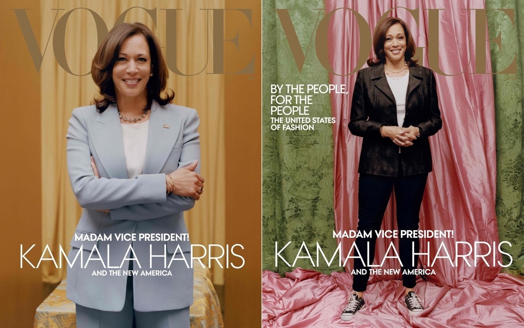 Kamala Harris xuat hien tren Vogue anh 2