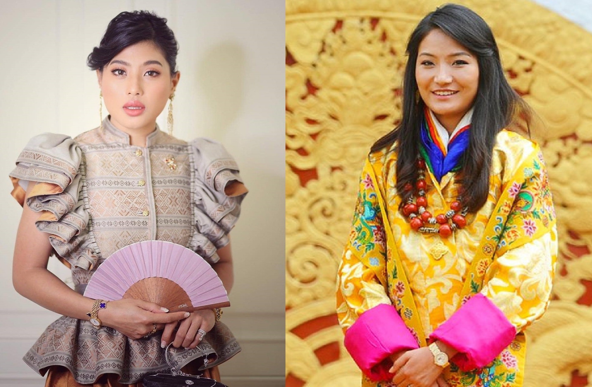 Nhung cong chua, hoang hau chau A an mac dep hinh anh