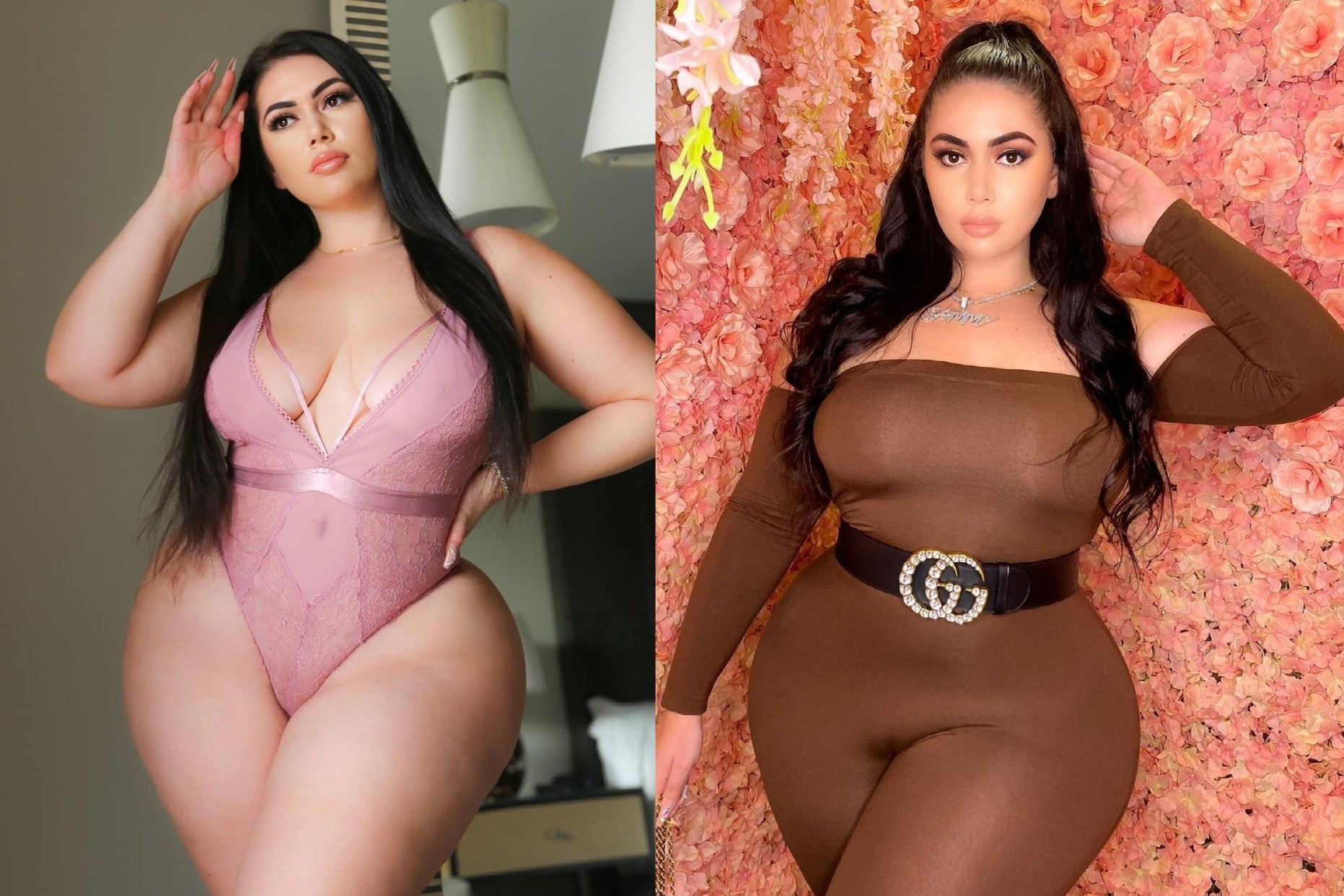 Nguoi mau ngoai co bat chuoc Kim Kardashian hinh anh