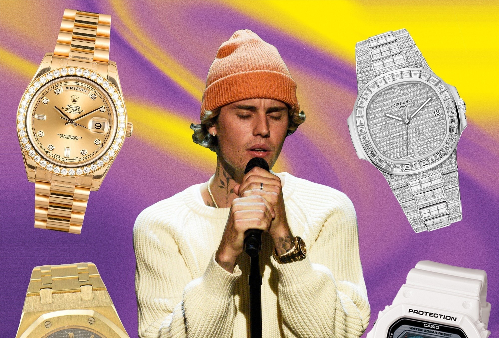 Vi sao Justin Bieber, Drake chi trieu USD mua dong ho? hinh anh