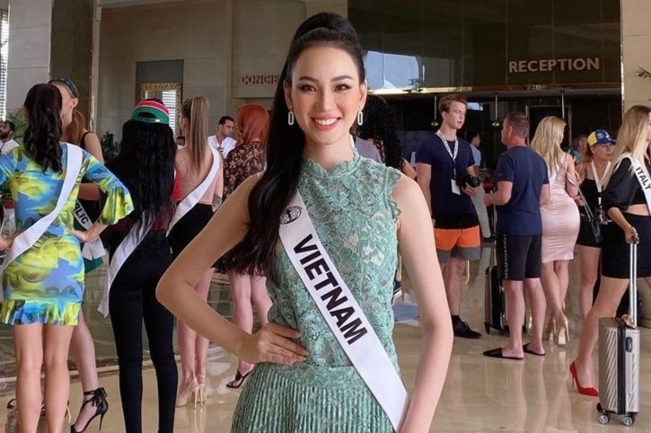 Ai Nhi mua bikini o cho Ai Cap de thi Miss Intercontinental 2021 hinh anh