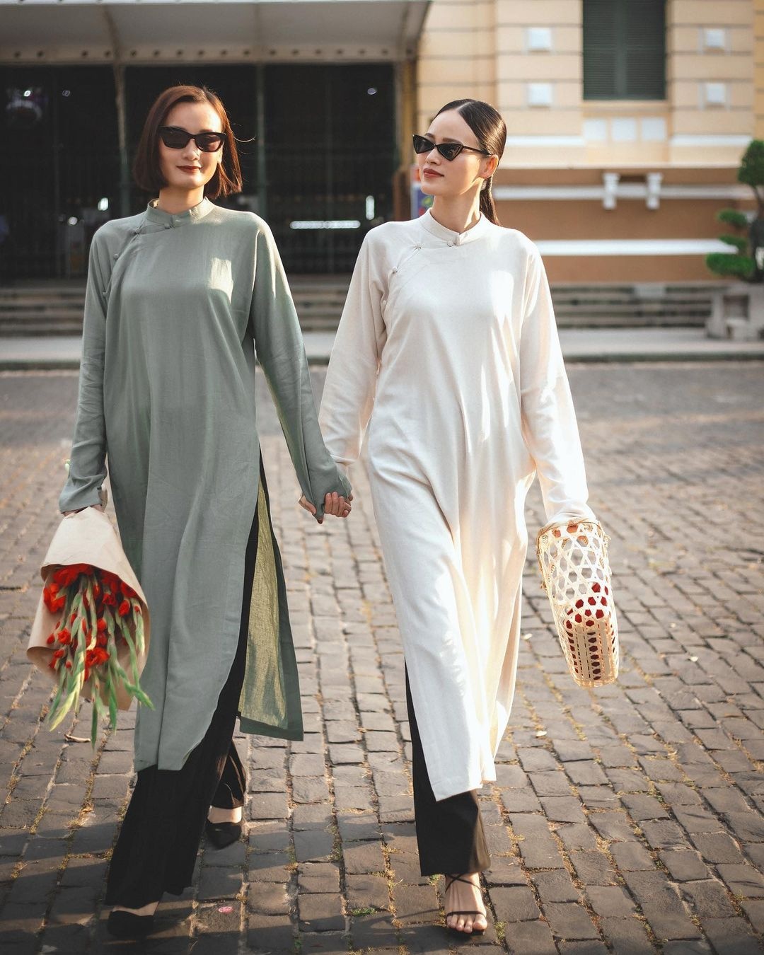 cach mac ao dai dep anh 1