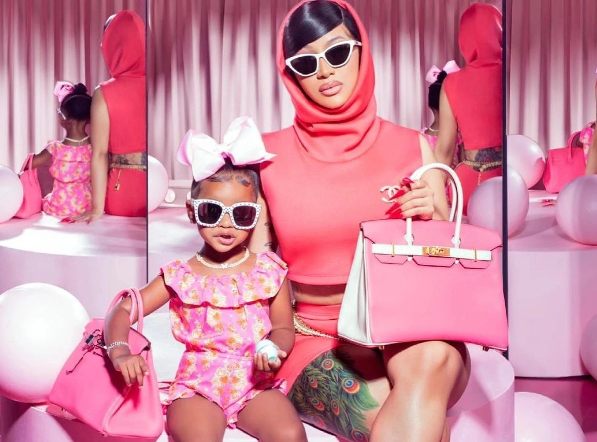 Cuoc song xa hoa cua con gai Cardi B hinh anh