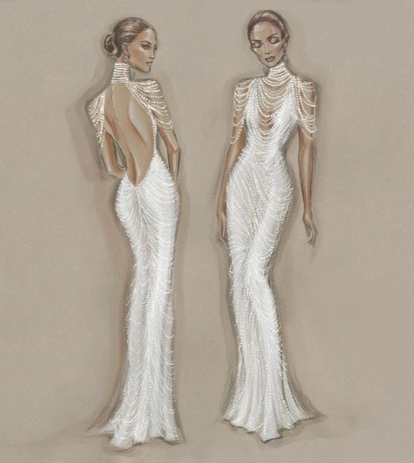 váy cưới Jennifer Lopez ảnh 5 vay cuoi Jennifer Lopez anh 5