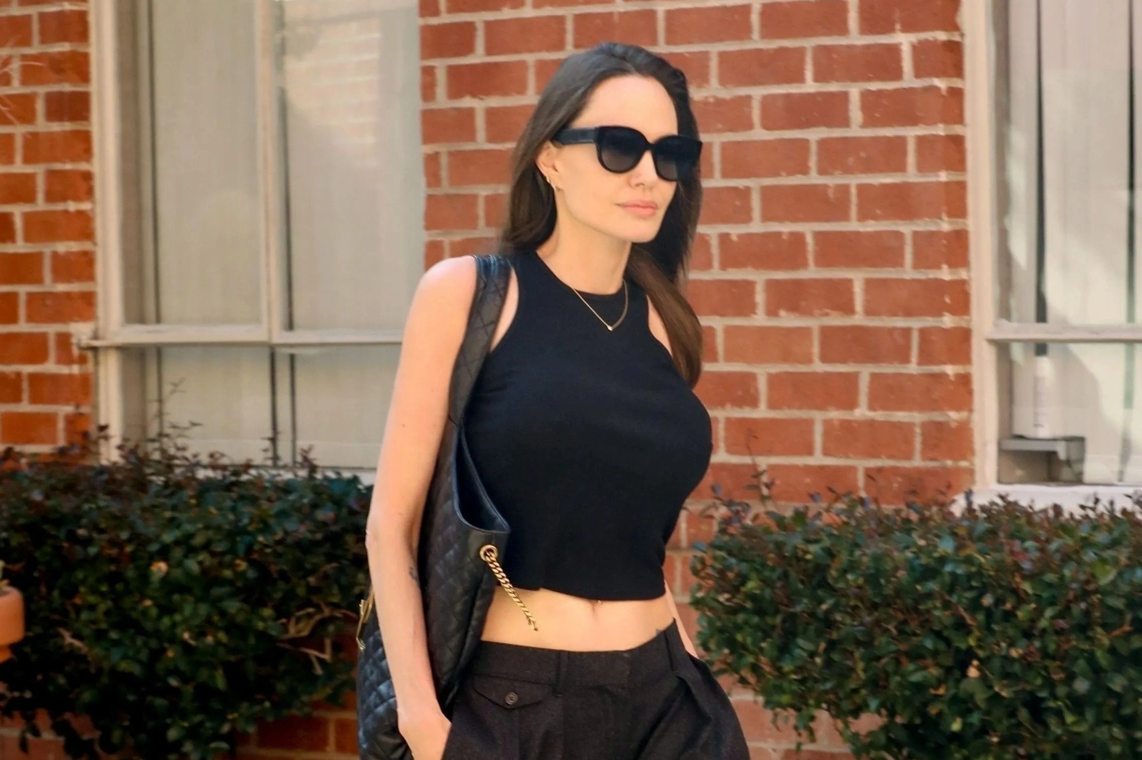 Lan khoe eo hiem hoi cua Angelina Jolie hinh anh