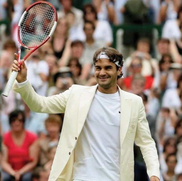 Roger Federer giai nghe anh 1