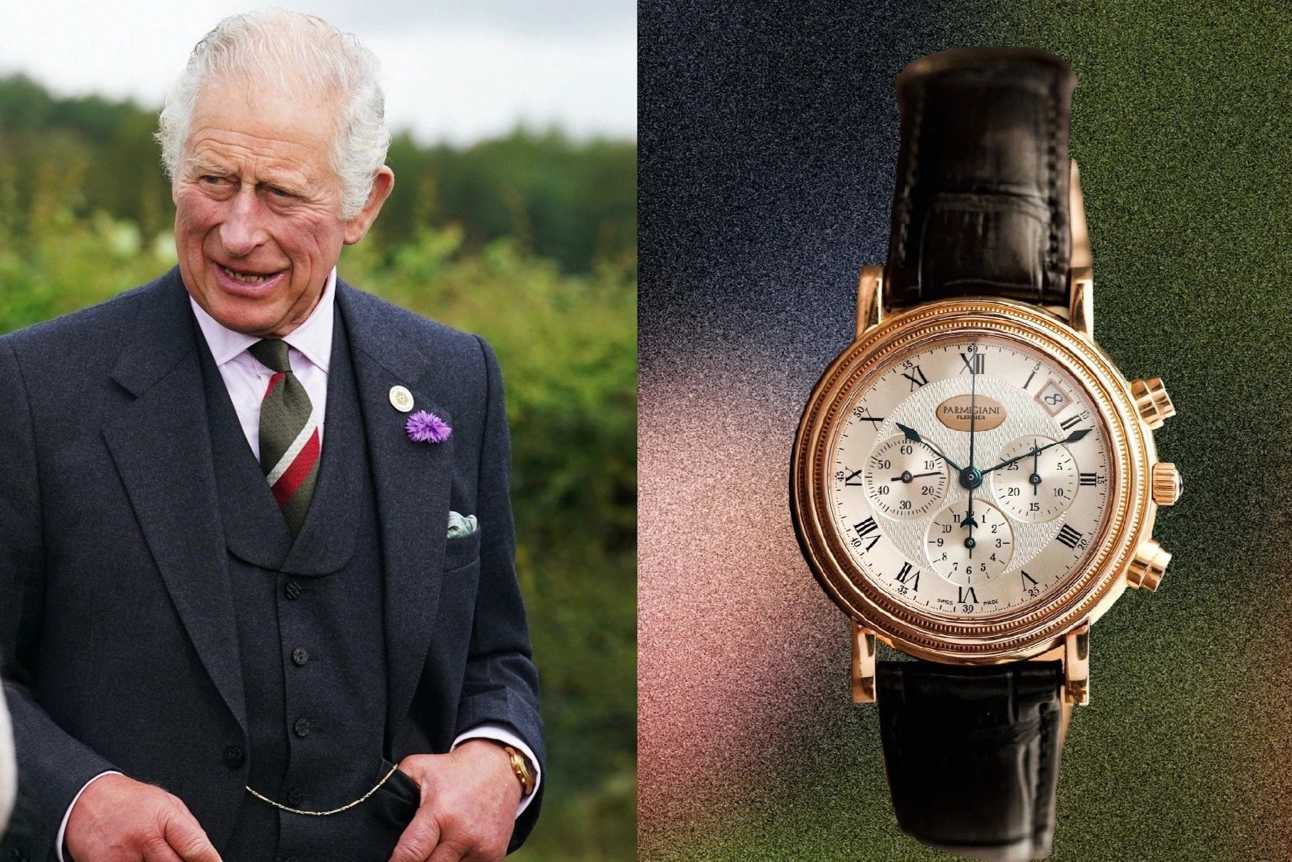 Nhung chiec dong ho dat do cua Vua Charles III hinh anh