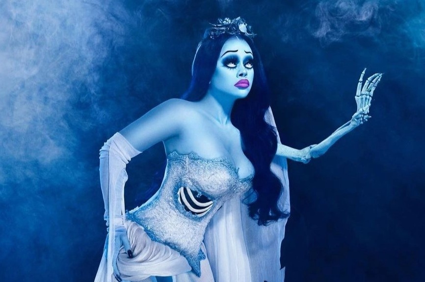 Dan sao tao hinh Halloween kinh di hinh anh