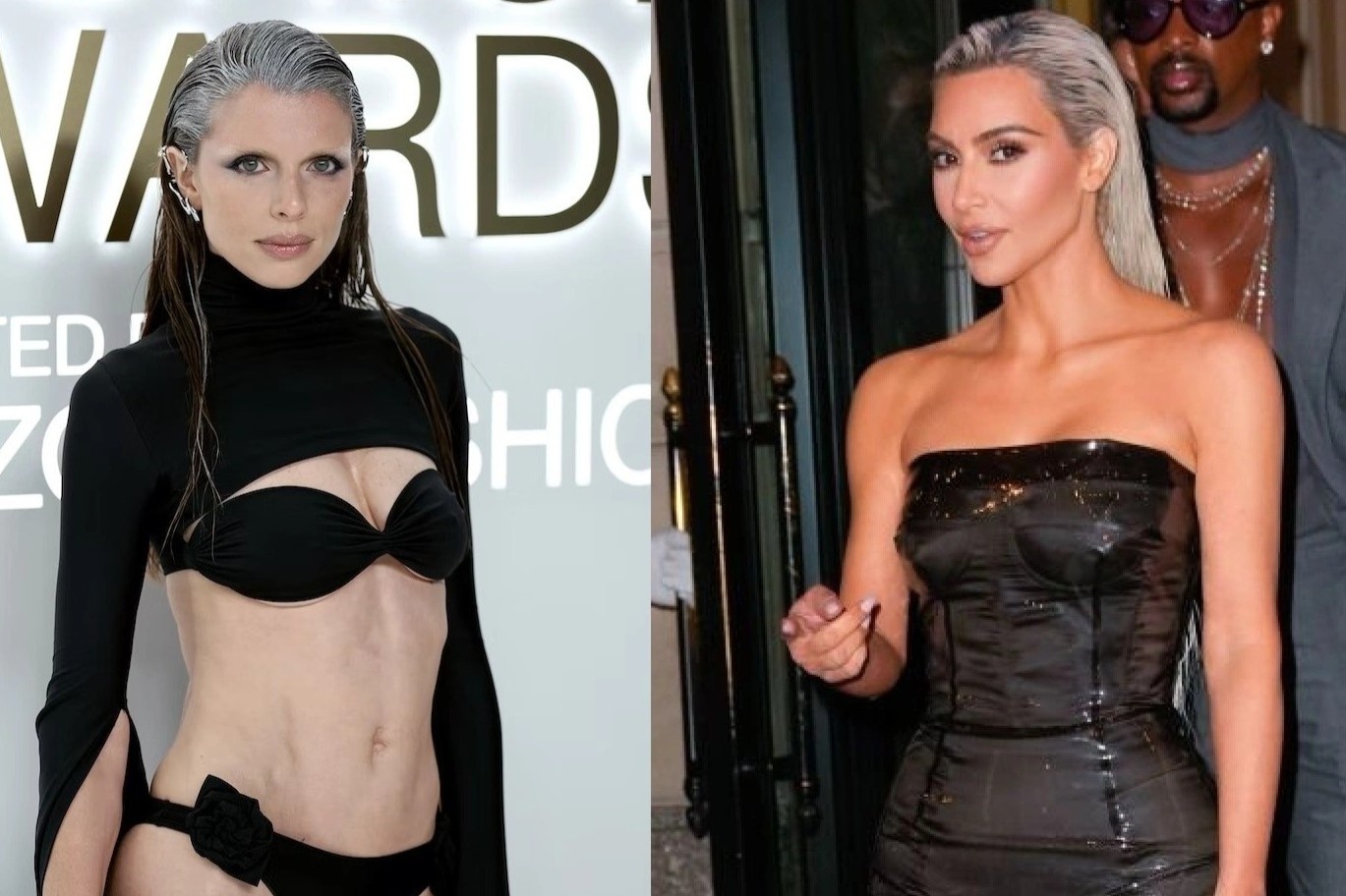 Kim Kardashian va Julia Fox tren cung tham do hinh anh