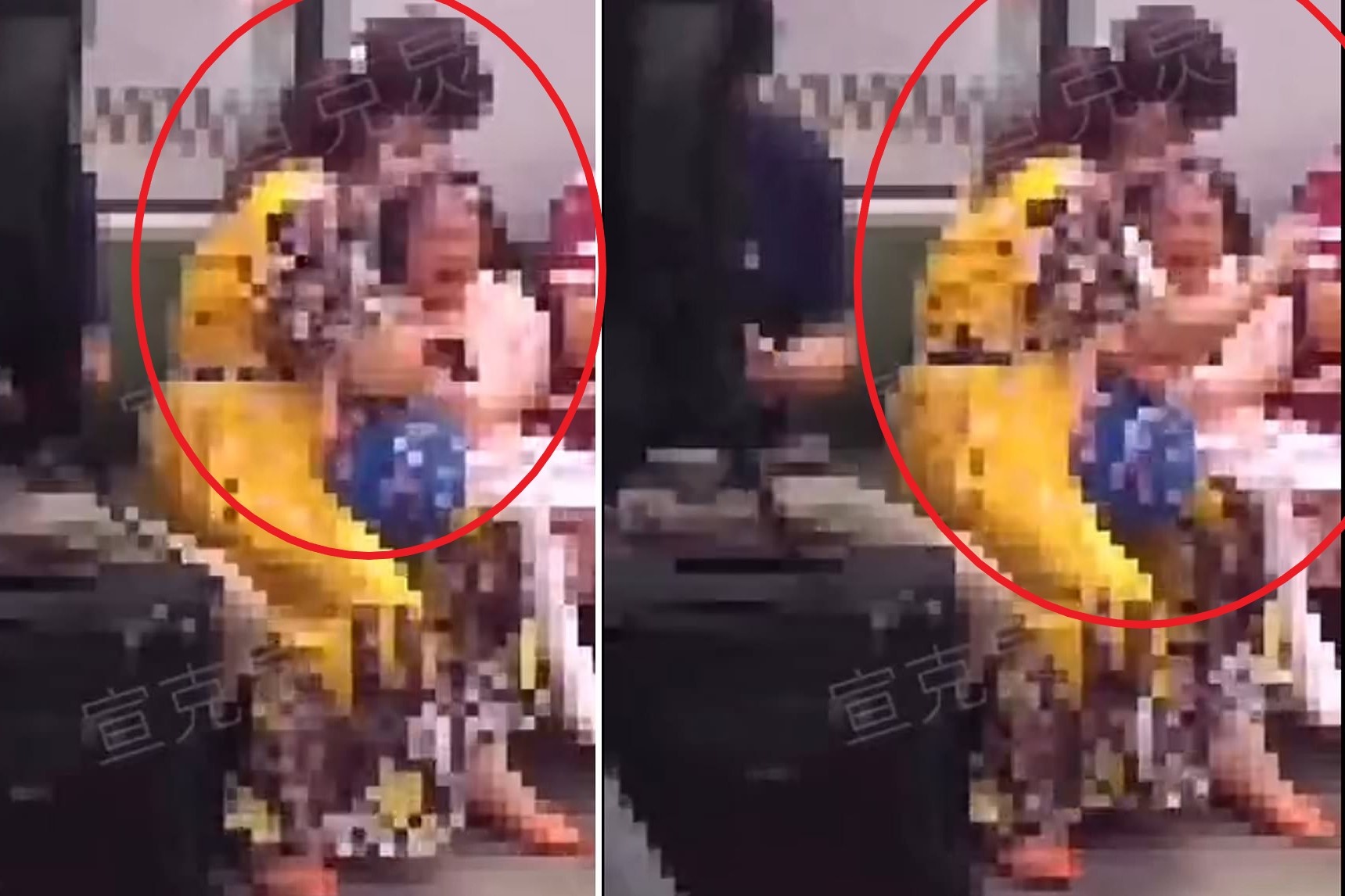 Nguoi ba TQ tat lien tiep vao mat chau gai do khong deo khau trang hinh anh