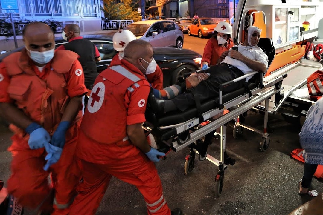 Benh vien qua tai voi hang nghin nan nhan sau vu no o Beirut hinh anh