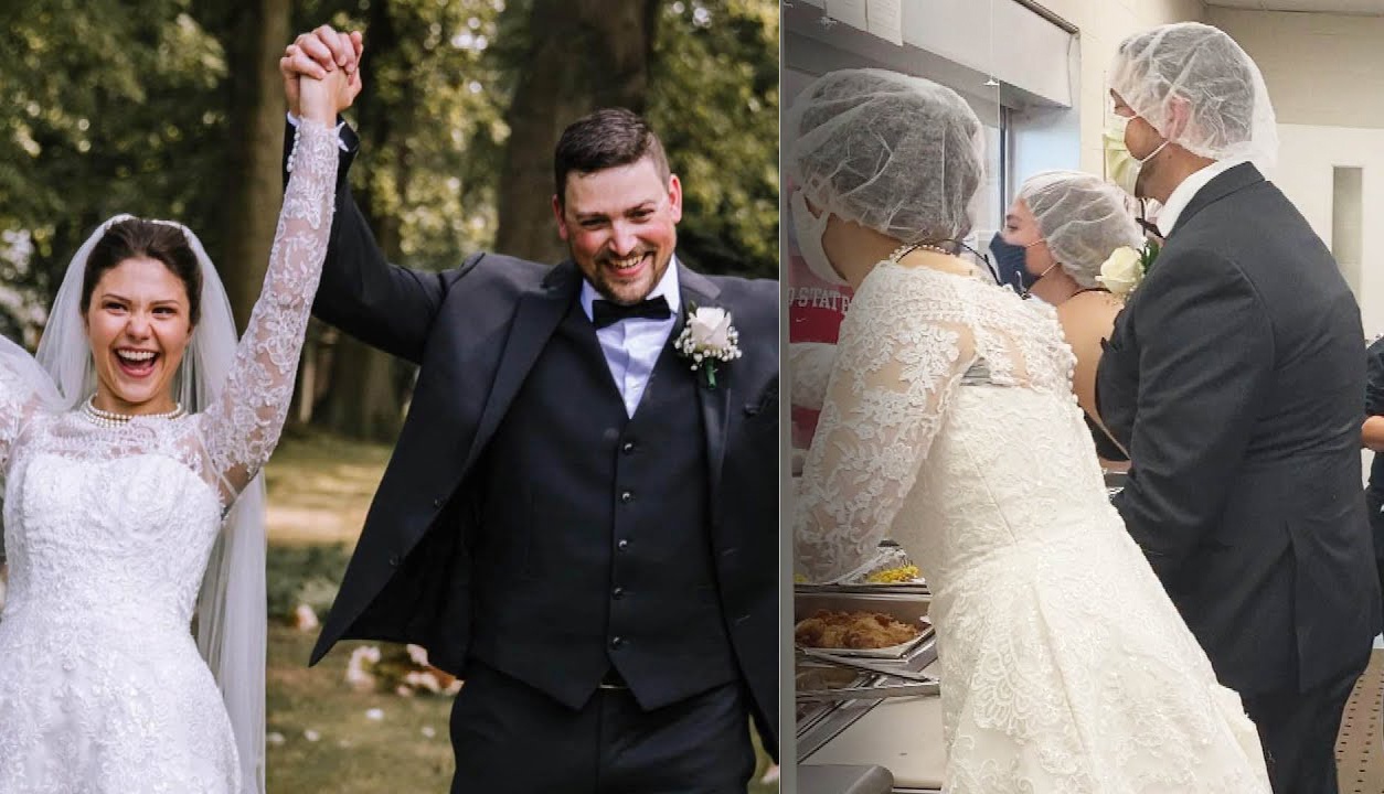 Vo chong My tang co cuoi cho nguoi vo gia cu hinh anh