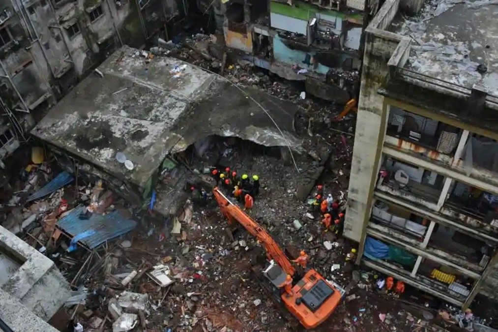 Sap toa nha o An Do, it nhat 40 nguoi thiet mang hinh anh