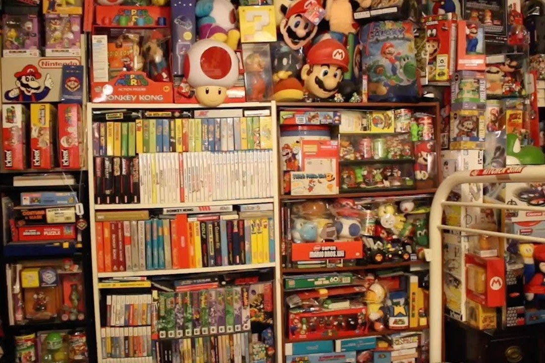 Chang trai My suu tam hon 3.000 mon do Mario hinh anh