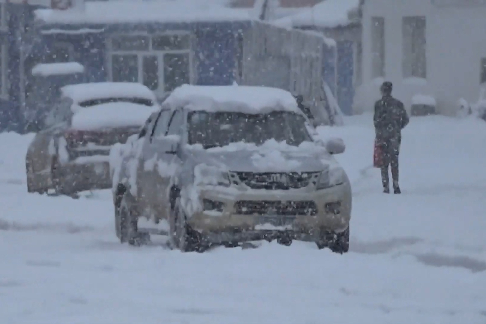 Tuyet phu kin khu vuc phia bac Trung Quoc hinh anh