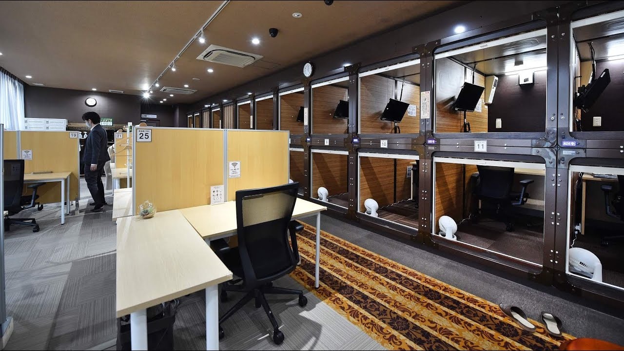 Khach san con nhong duoc bien thanh van phong lam viec tai Nhat Ban hinh anh