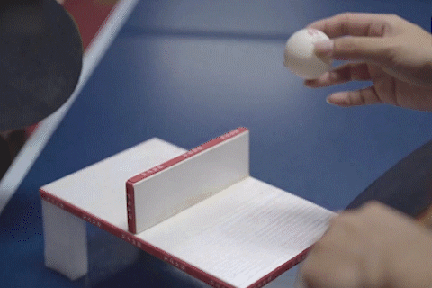 Choi bong ban dieu luyen tren ban mini hinh anh