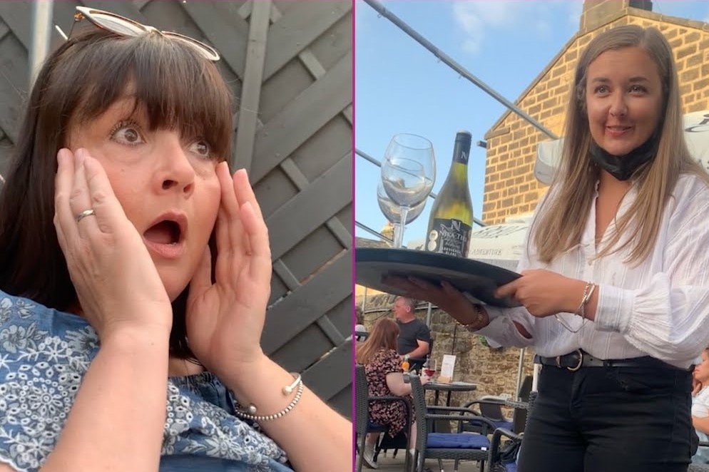 Con gai gia lam phuc vu ban, gay bat ngo cho me sau 18 thang xa cach hinh anh