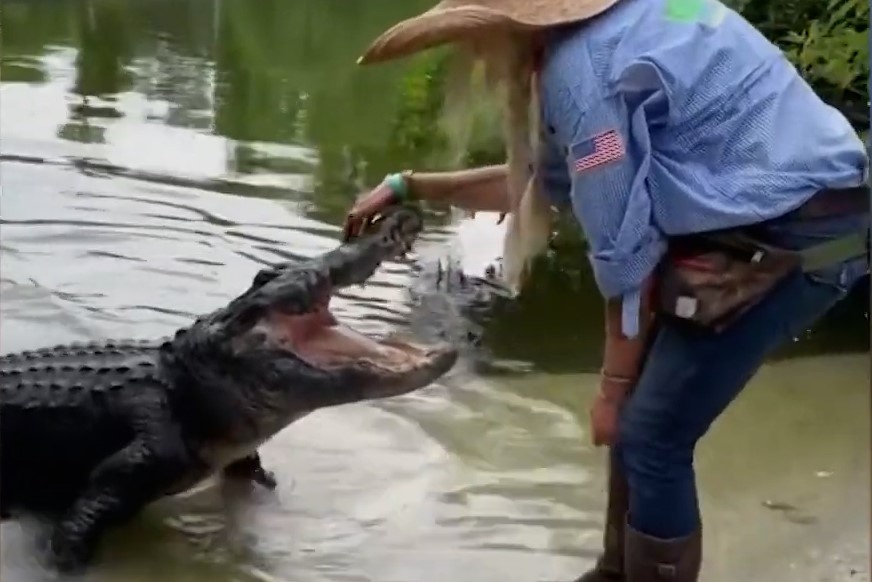 Nguoi phu nu My vuot ve ca sau khong lo hinh anh