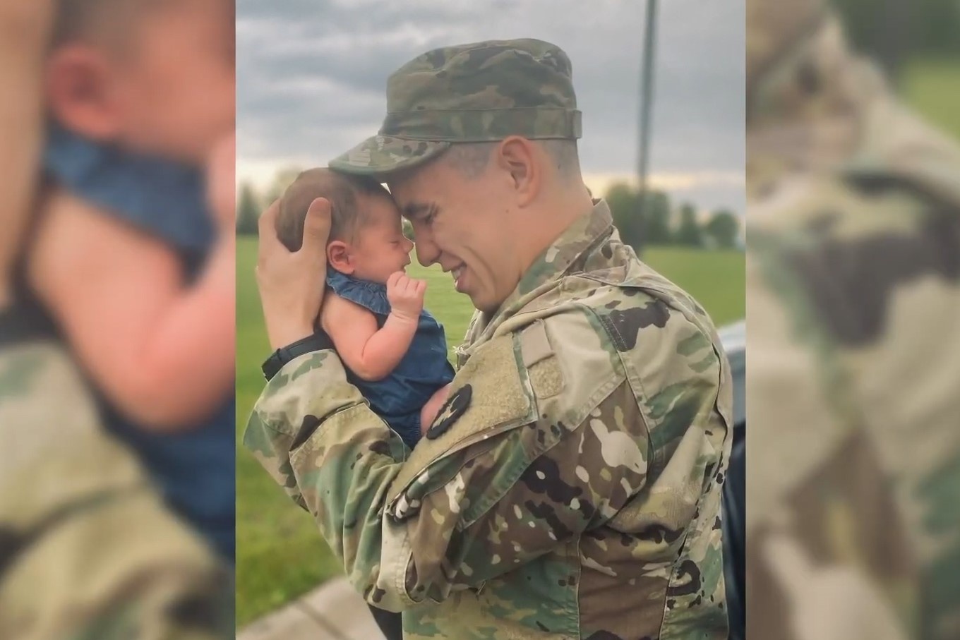 Bo doan tu voi con gai sau 11 thang xa cach hinh anh