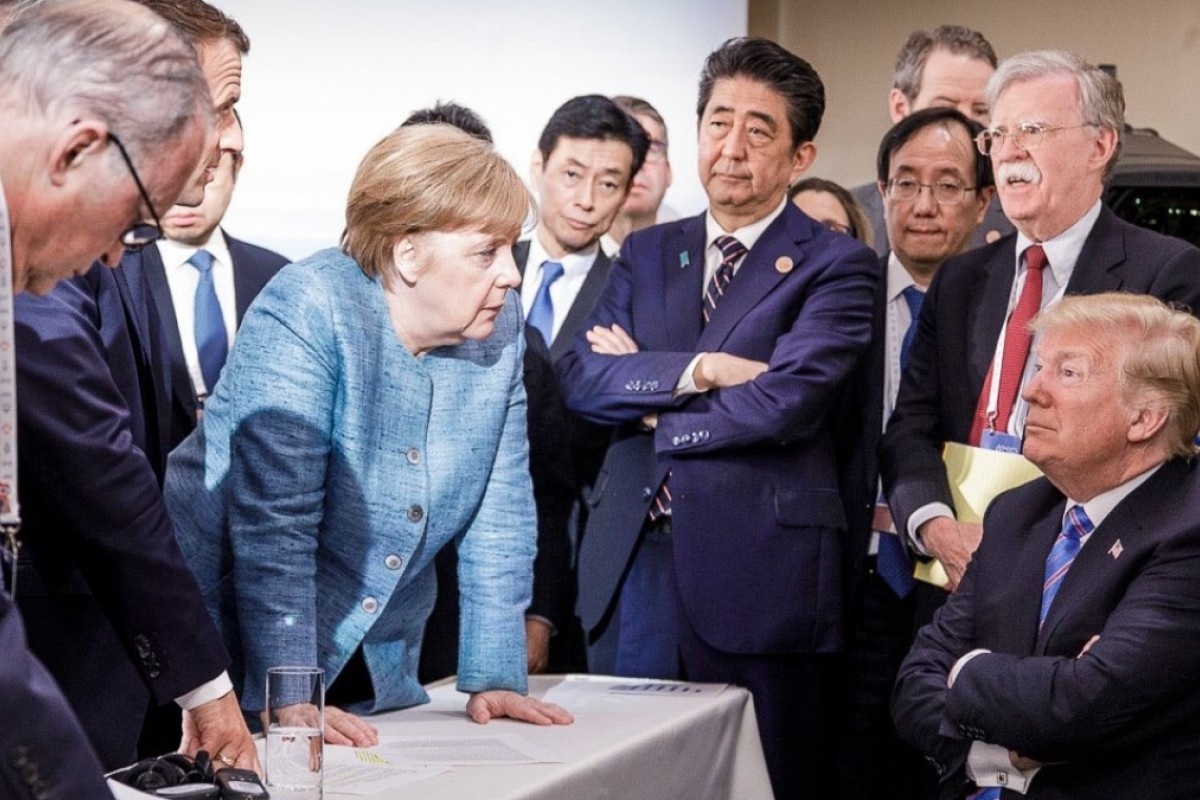 Tong thong Trump co the hoc hoi cach ba Merkel chong dich hinh anh