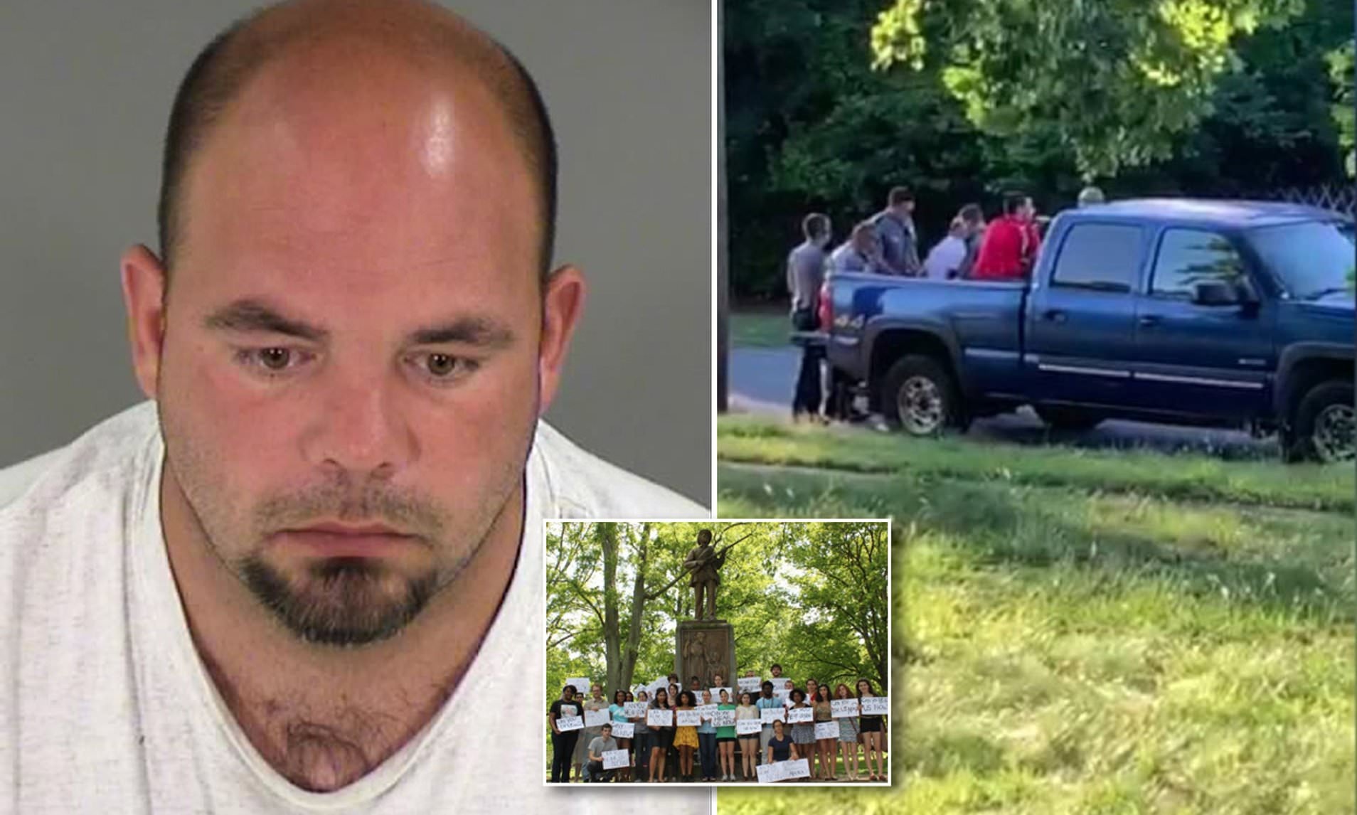 Thu linh hoi kin KKK lao oto vao nguoi bieu tinh o My hinh anh