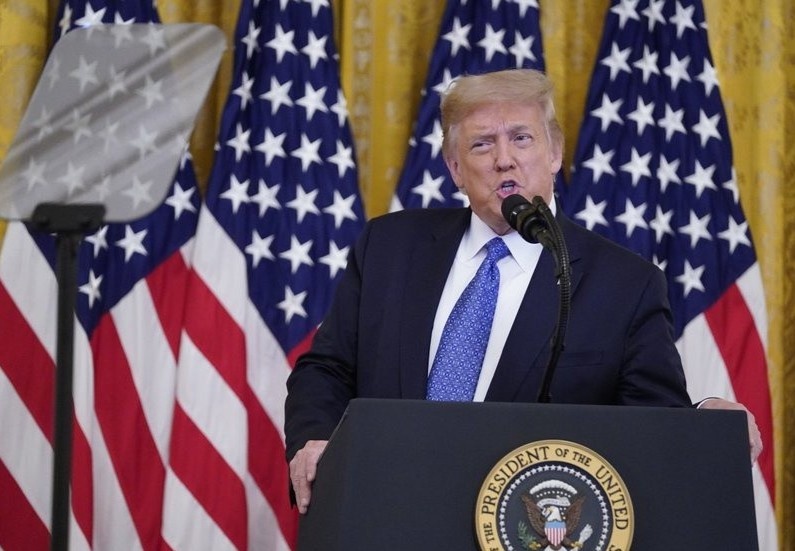 TT Trump cu nhieu dac vu lien bang den cac thanh pho lon hinh anh