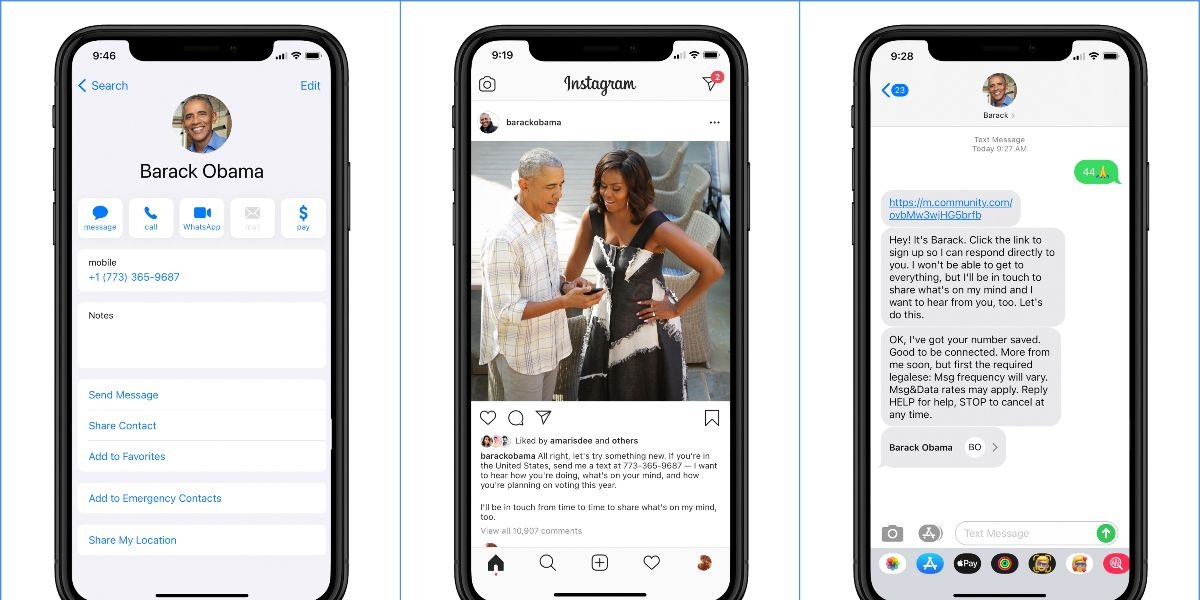 Dieu gi se xay ra khi nguoi My nhan tin cho ong Obama? anh 1