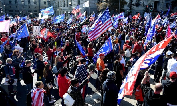 Hang nghin nguoi do ve Washington ung ho Tong thong Trump hinh anh