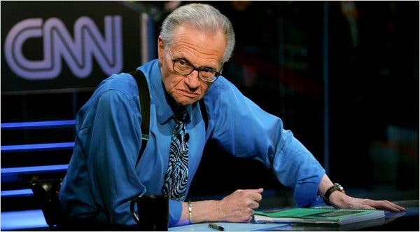 Larry King mac Covid-19 anh 1