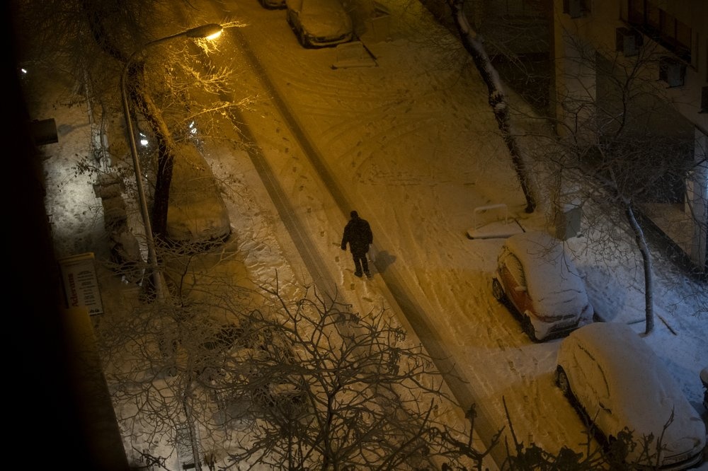 Bao tuyet chua tung co o Tay Ban Nha anh 1