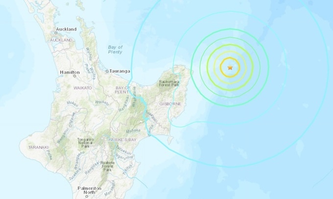 Dong dat manh o New Zealand gay canh bao song than hinh anh