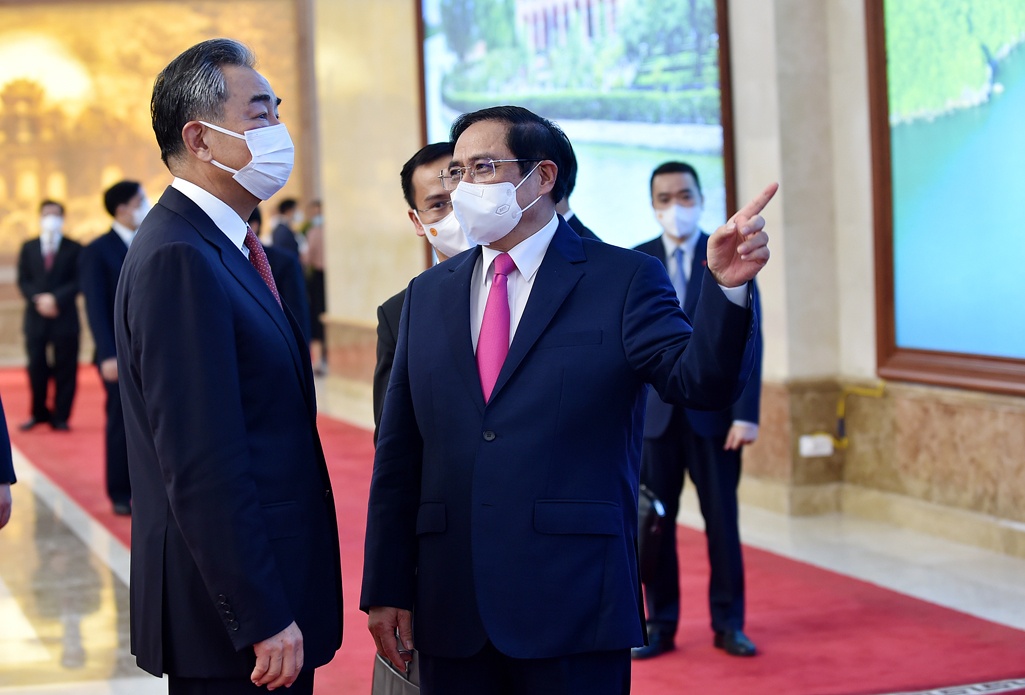 Thu tuong Pham Minh Chinh tiep Bo truong Ngoai giao Trung Quoc anh 1