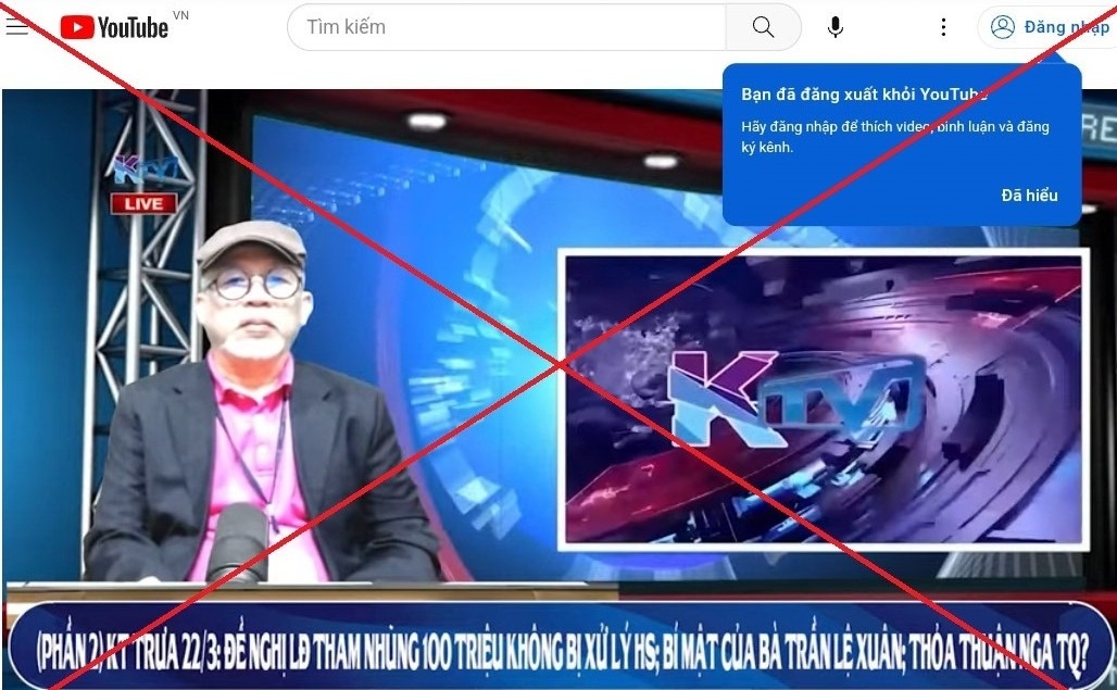 Doanh nghiep bi phat 15 trieu dong vi quang cao tren kenh YouTube sai hinh anh