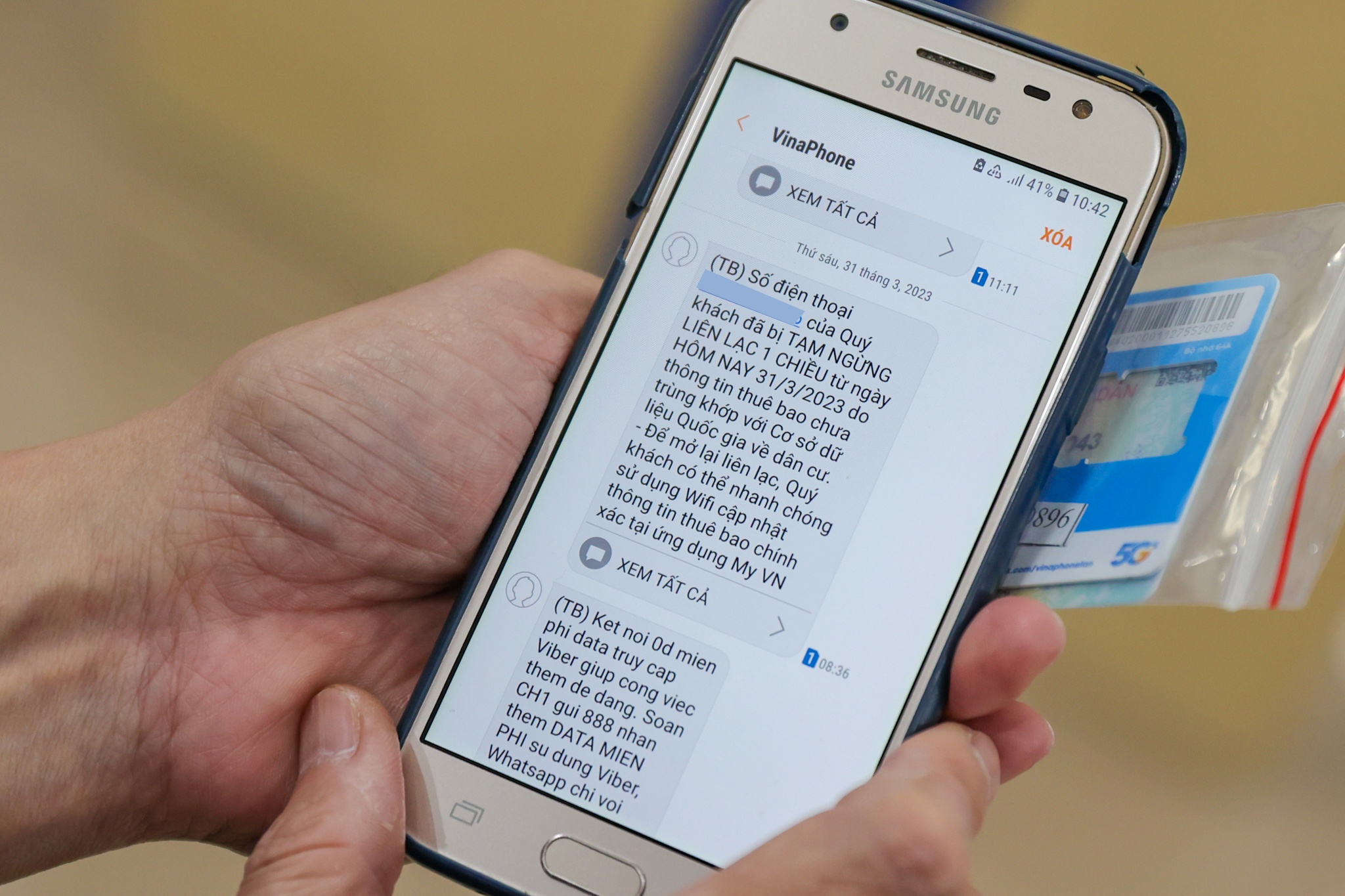 Gan mot trieu SIM vua bi thu hoi hinh anh