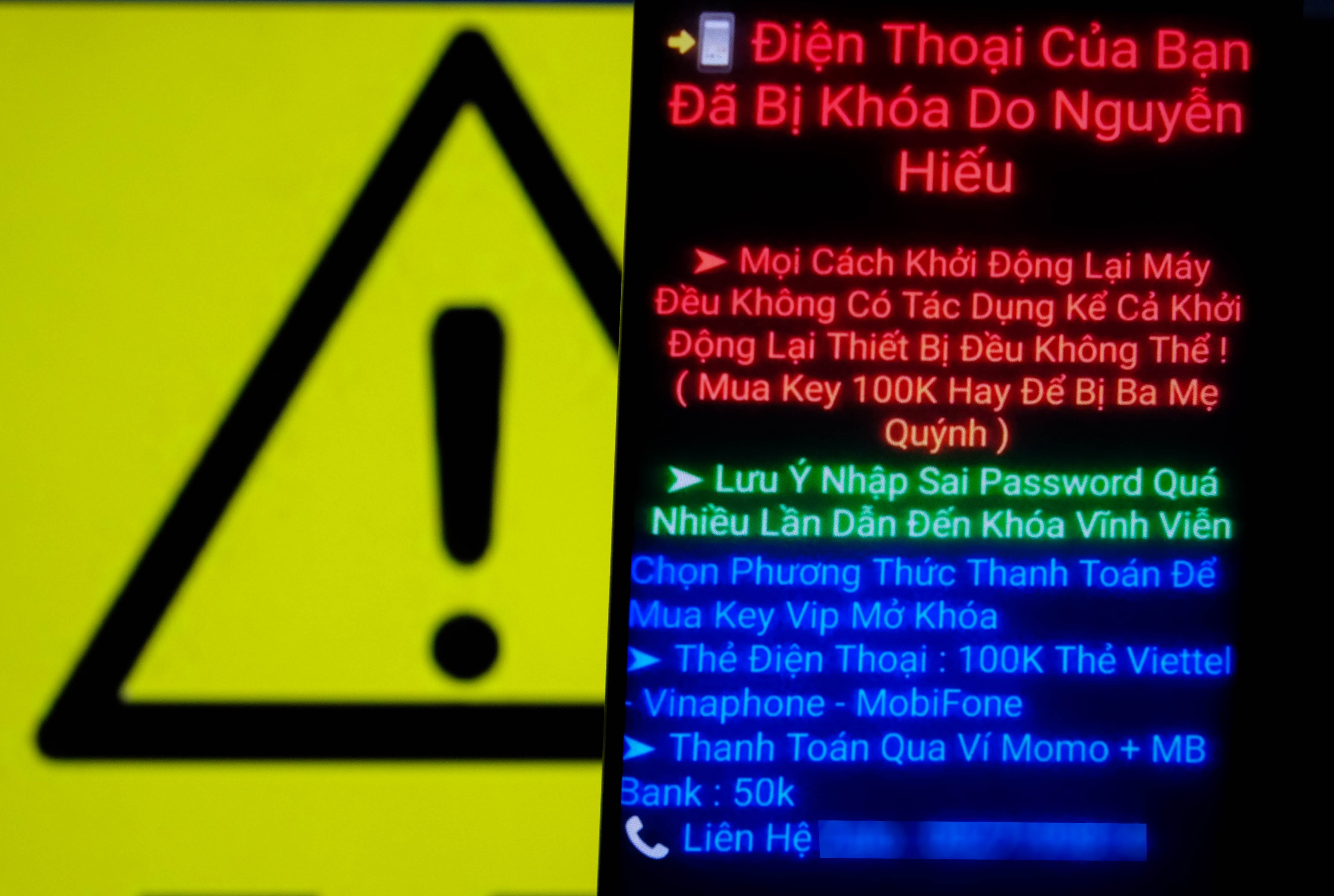 Boi roi khi dien thoai bi khoa man hinh, doi tien vi cai app la hinh anh