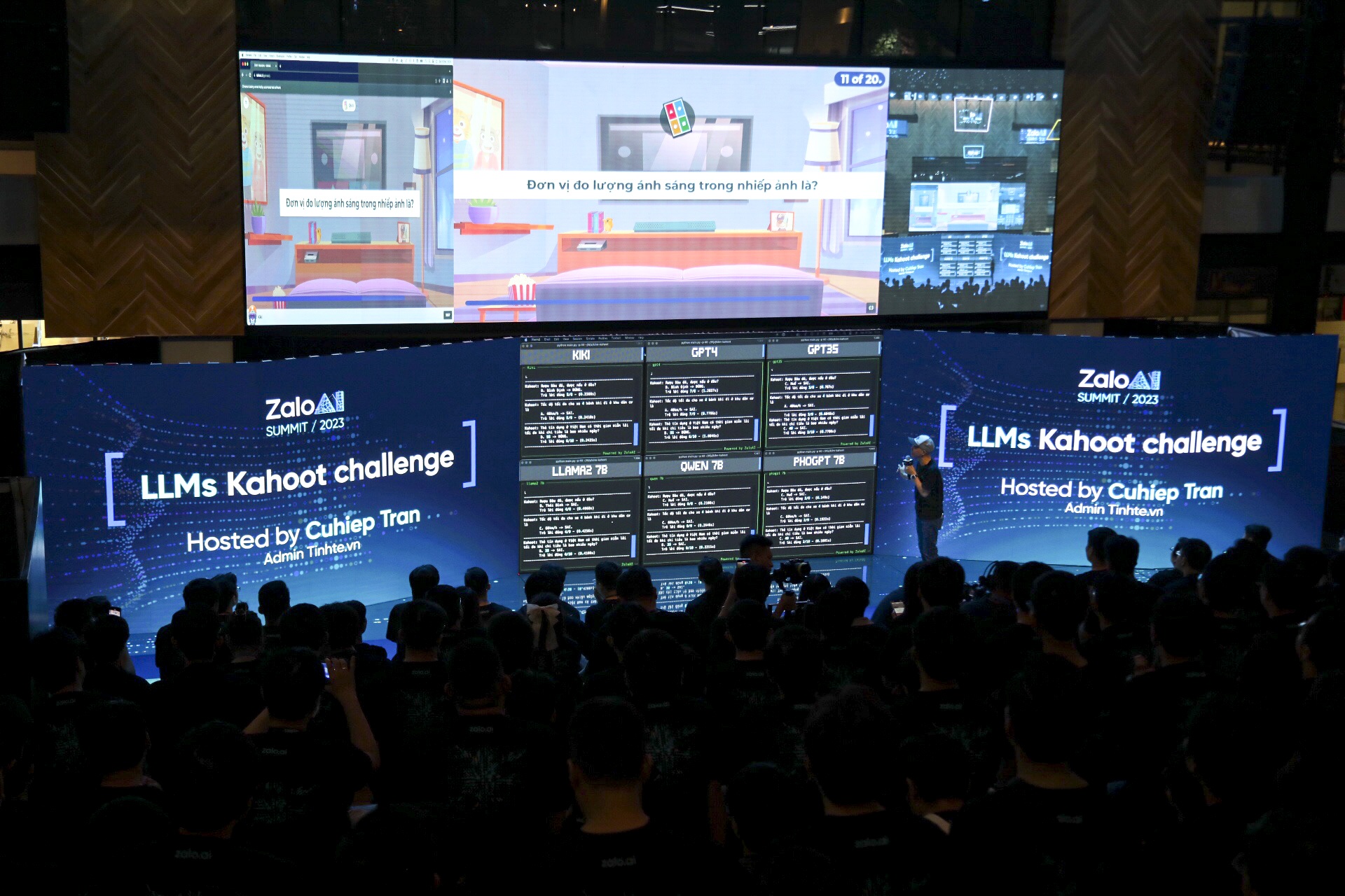 LLM cua Zalo duoc thu thach kien thuc cung cac mo hinh ngon ngu lon hinh anh