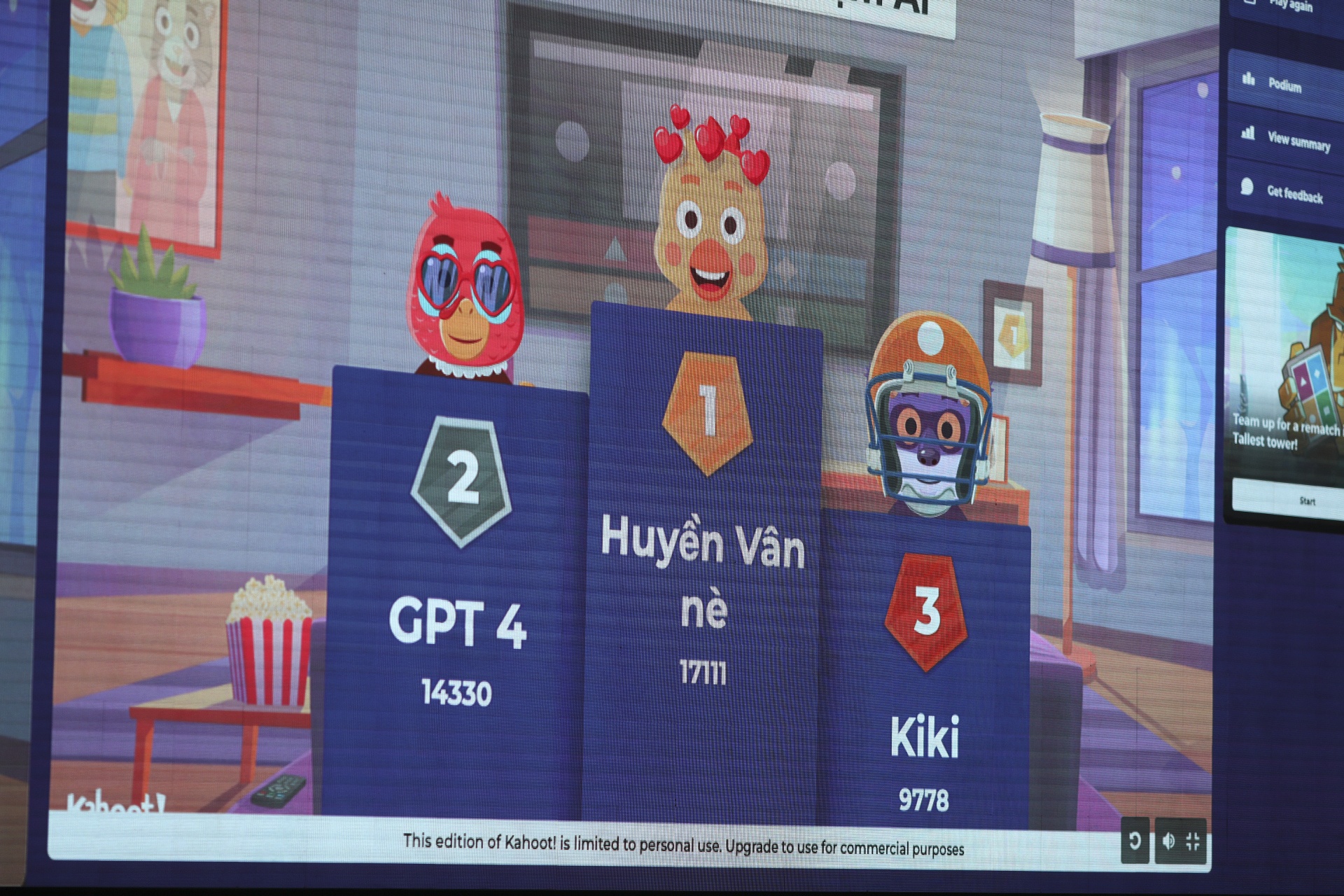 LLM cua Zalo AI choi Kahoot cung cac mo hinh ngon ngu lon hinh anh