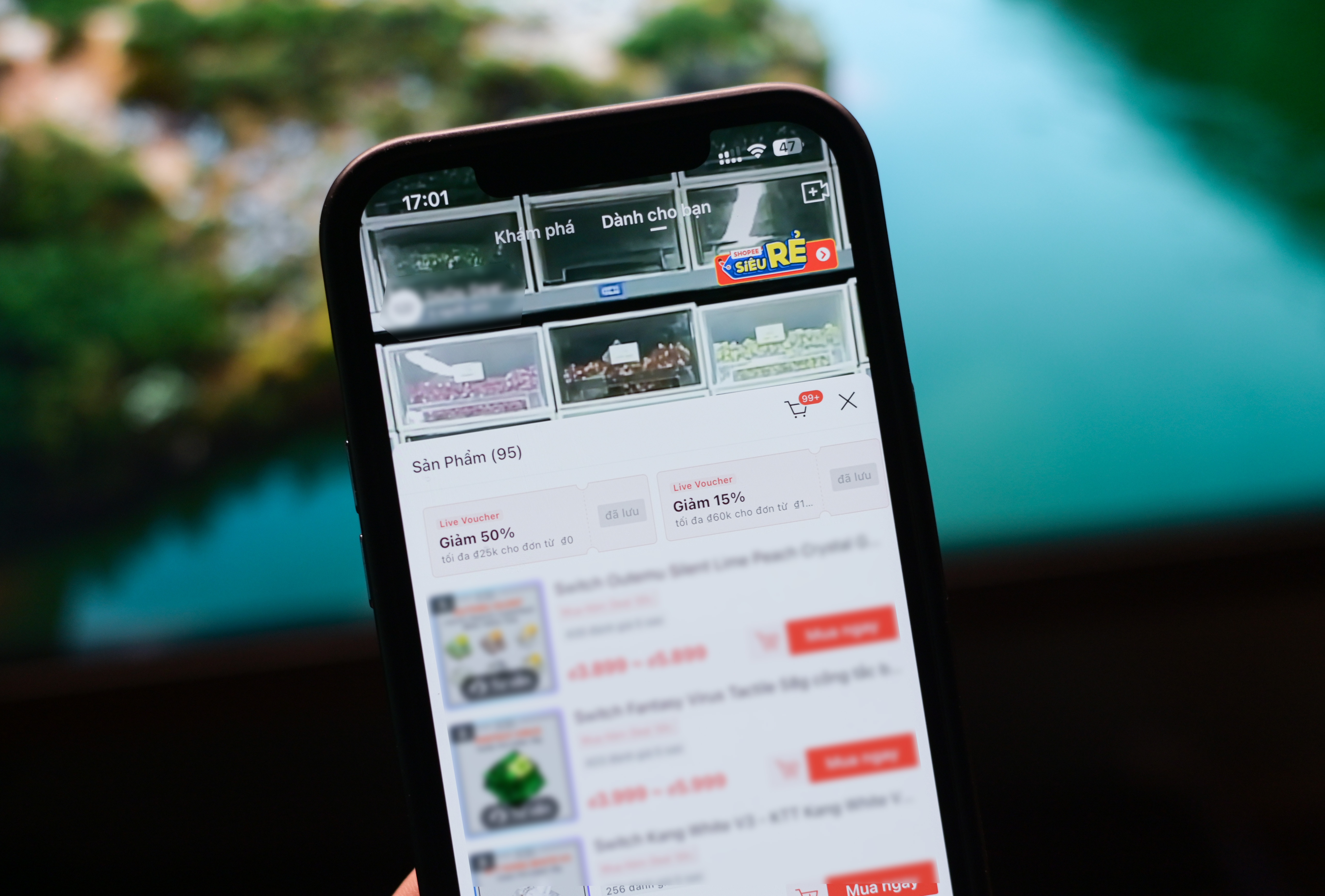 Nghich ly voucher cua san thuong mai dien tu hinh anh