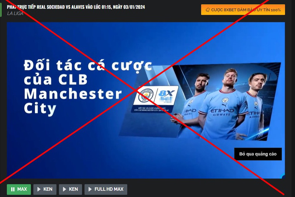 Cong bo 400 website 'danh sach den' khong quang cao, co Xoilac TV hinh anh