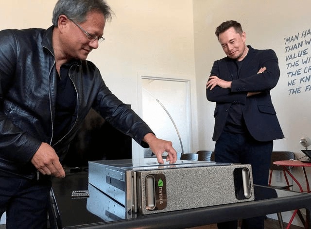 elon musk khen jensen huang anh 1